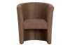 Kreslo Mini, hnedá látka