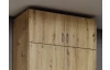 Skriňový nádstavec Case, 91 cm, dub artisan