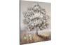 Ručne maľovaný obraz Strom 100x100 cm, 3D struktura