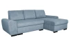 Rohová sedacia súprava Salsa, denimovo modrá látka