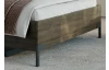 Posteľ s nočnými stolikmi Barea 180x200, béžová/dub atlantic