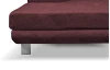 Rohová sedacia súprava Lotos, vínovo červená látka, ľavý roh