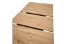 Rozkladací jedálenský stôl Moteon 150x90 cm,dub artisan/sivý,podnož X