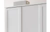 Šatníková skriňa Nadja, 135 cm, biela
