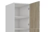 Vysoká kuchynská skrinka Irma S40.193, biela/dub sonoma