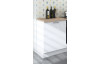 Predný panel na vstavanú kuchynskú umývačku One K45UV, biely lesk, šírka 45 cm