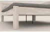 Rohová posteľ so zástenou vpravo Tema P 180x200 cm, bielený buk
