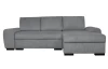 Rohová sedacia súprava Salsa, stredne šedá látka