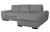 Rohová sedacia súprava Salsa, stredne šedá látka