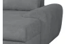 Rohová sedacia súprava Salsa, stredne šedá látka
