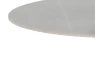 Okrúhly jedálenský stôl Paola, 90 cm, šedá imitácia mramoru