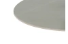 Okrúhly jedálenský stôl Paola, 90 cm, šedá imitácia mramoru