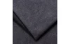 Rohová sedacia súprava Lotos, tmavo šedá látka, ľavý roh