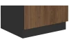Dolná kuchynská skrinka Monza, 60 cm, orech/čierna