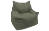 Sedací vak Norvik, olivovo zelená štruktúrovaná tkanina