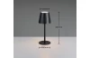 Nabíjacia LED stolná lampa Diaz, čierna