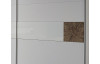 Šatníková skriňa Kirchberg, 218 cm, biela/dub