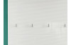 Nástenný vešiakový panel Amanda 440, lesklý biely