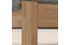 Rohová posteľ so zástenou vpravo Tema P 180x200 cm, prírodný buk