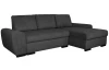 Rohová sedacia súprava Salsa, čierna látka