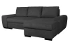 Rohová sedacia súprava Salsa, čierna látka