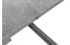 Veľký rozkladací jedálenský stôl Ancona 160x90 cm, šedý beton