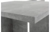 Veľký rozkladací jedálenský stôl Ancona 160x90 cm, šedý beton