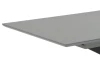 Rozkladací jedálenský stôl Chiara 160x90 cm, šedá imitácia  mramoru