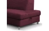 Rohová sedacia súprava Brico, fialová lila látka, pravý roh