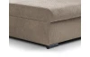 Rohová sedačka Arya, béžová cappuccino šrukturovaná tkanina, pravý roh