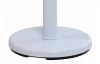 Okrúhly odkladací stolík Henrik, 42 cm, lesklý biely