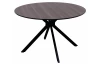 Okrúhly jedálenský stôl Cosmo 120 cm, šedo-hnedý jaseň