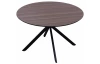 Okrúhly jedálenský stôl Cosmo 120 cm, šedo-hnedý jaseň