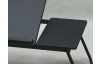 Polohovateľný prenosný stolík Laptop, čierny