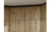 Rohový skriňový nádstavec Case, dub artisan