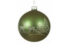 Vianočná ozdoba Zelený les, guľa 8 cm