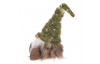 Vianočné dekorácie Škriatok so zelenou čiapkou, 35 cm