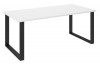 Jedálenský stôl Imperial 185x90 cm, biely