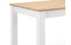 Rozkladací jedálenský stôl Bergen 160x90 cm, biela/dub artisan
