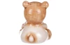 Dekoračná soška Medvedík so srdiečkom, 12 cm