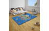 Detský koberec Ostrov 95x200 cm, modrý