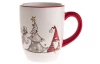 Vianočný hrnček Škriatok a sob  pri stromčeku, 350 ml