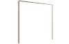 Paspartový rám k šatníkovej skrini Emden, 138 cm, doskový dub