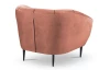 Kreslo Olivio, lososová zamatová látka