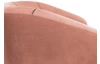 Kreslo Olivio, lososová zamatová látka