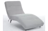 Relaxačné lehátko s elektrickým polohovaním Monaco, svetlo šedá látka