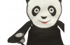 Detské kreslo Panda, černo-biela