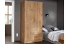 Šatníková skriňa Case, 91 cm, dub artisan