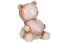 Dekoračná soška Medvedík so srdiečkom, 9 cm