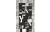Koberec Sunshine 80x150 cm, čierno-biele kocky